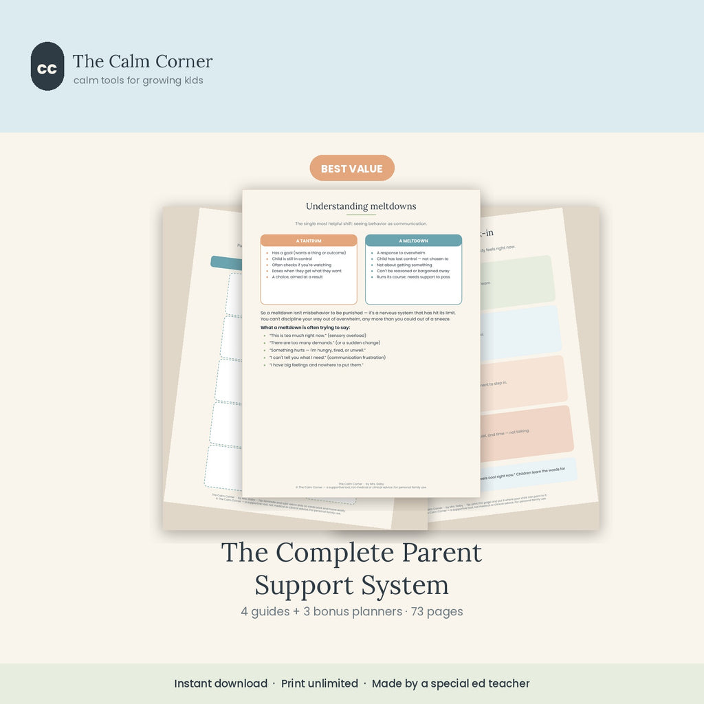 THE COMPLETE PARENT SUPPORT SYSTEM
