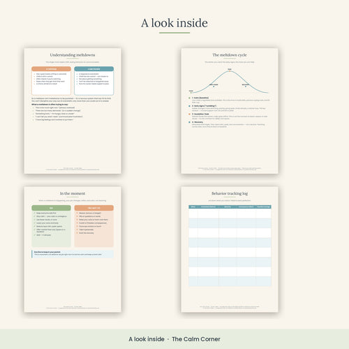 MELTDOWN & BEHAVIOR TOOLKIT