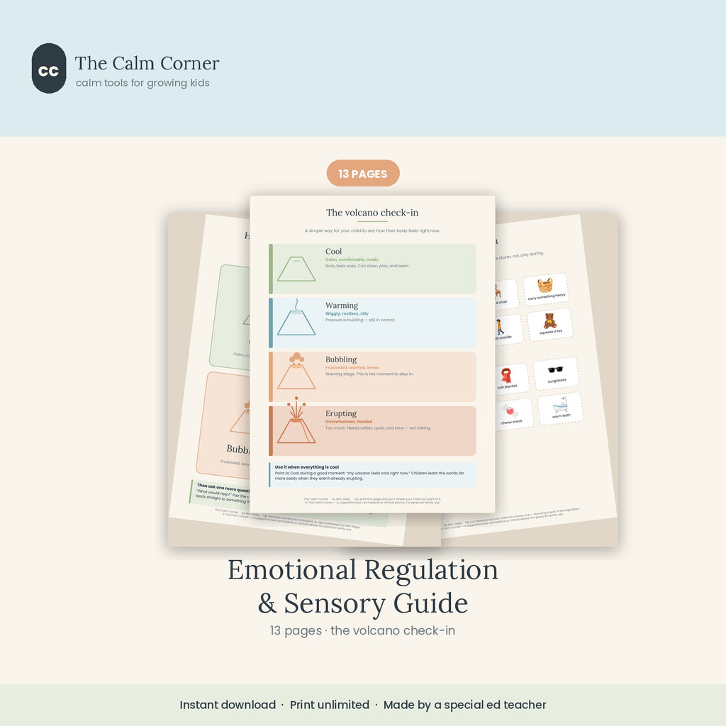 EMOTIONAL REGULATION & SENSORY GUIDE